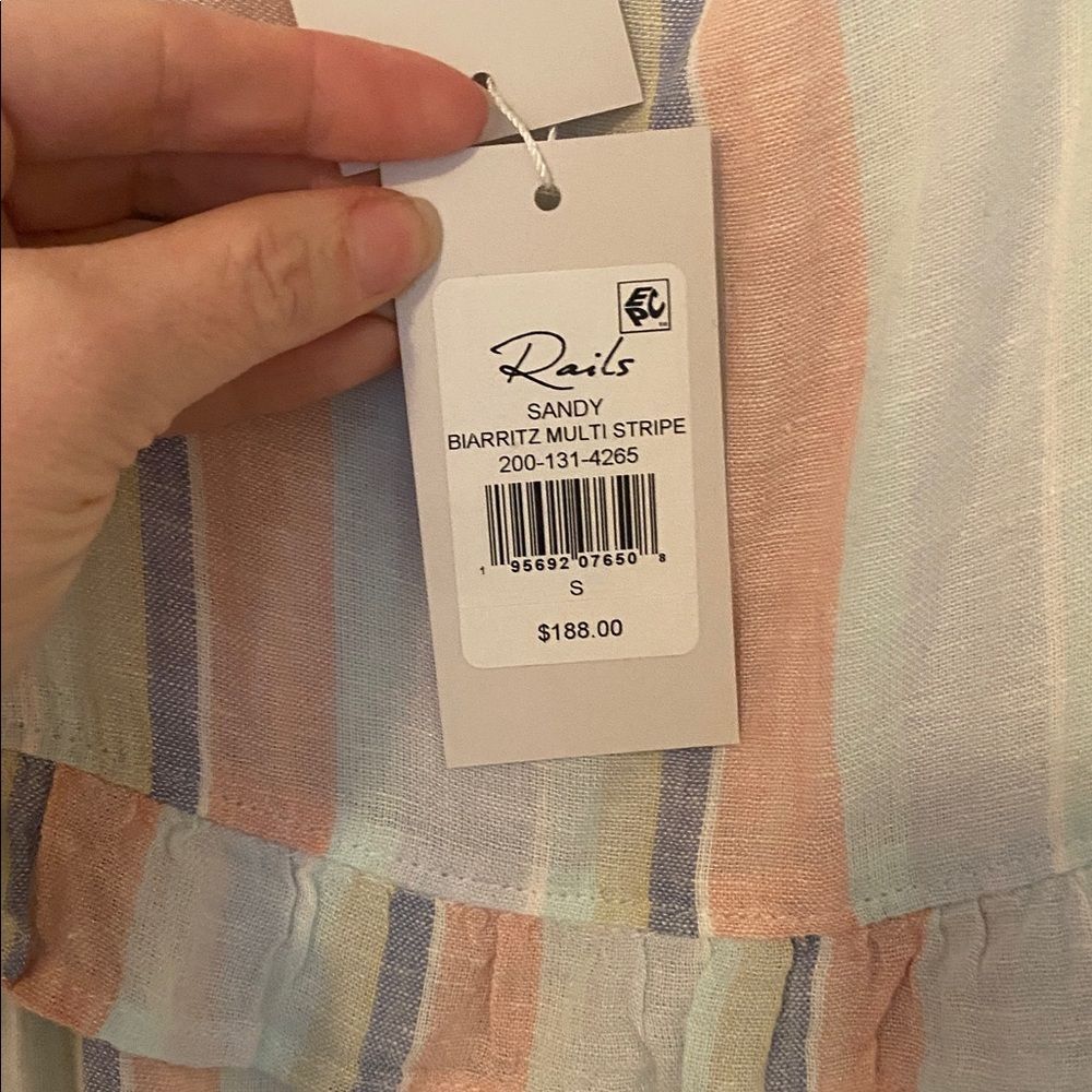 NWT. Sandy Dress Biarritz Multi Stripe (Sm) - Picture 2 of 7